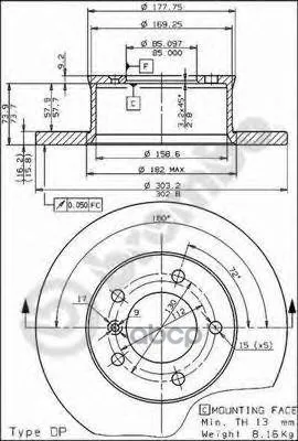 Тормозной Диск Brembo арт. 08.5444.10