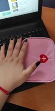 Mini bolsa médica de primeros auxilios para viaje al aire libre, organizador de medicina vacío impermeable de nailon rosa, Kits de emergencia de supervivencia para acampar