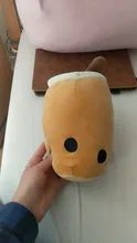 Cojín de felpa con forma de vaso de te de burbujas para niños, juguete infantil de peluche con forma de te de perlas