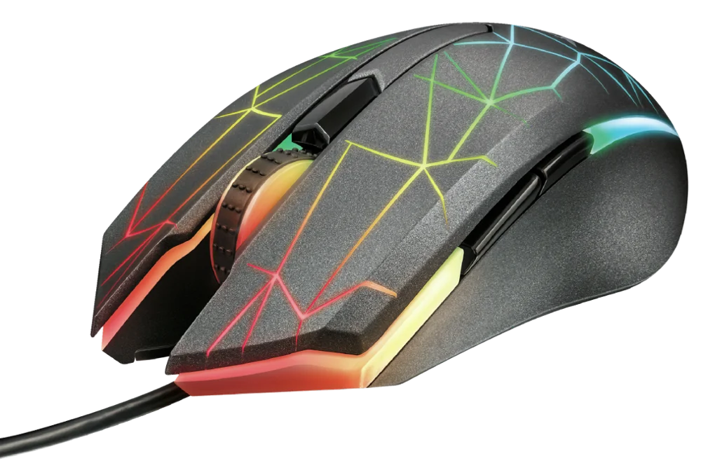 Компьютерная игровая RGB мышь с подсветкой TRUST 170 HERON