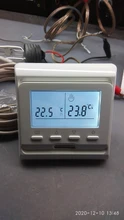 Termostato de calefacción de suelo programable LCD, termorregulador, controlador de temperatura, Manual de aire, habitación cálida, 16A, 230V
