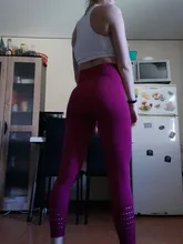 CHRLEISURE-mallas Push Up de cintura alta para mujer, Leggings de encaje perfecto para entrenamiento, Jeggings informales, 4 colores