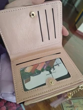 Billetera corta con cremallera para mujer, monedero con paneles a la moda, tarjetero de cuero