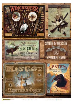 

Rice paper for Decoupage "" craft Premier "", A3, 25 g/m, "Hunting" "cpd0567