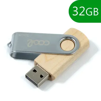 

Cool®-USB Pen Drive x32 GB 2.0 COOL wood-external USB memory cap