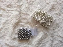 Lote de cuentas espaciadoras CCB de agujero grande para la fabricación de joyas, accesorios para manualidades, color dorado y plateado, diámetro de 4, 6, 8, 10 y 12mm, 30 a 100 unidades