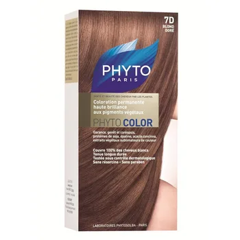 

Phyto Permanent Hair Color Treatment - 7D- Blond Dore Fast Shipping with Fedex
