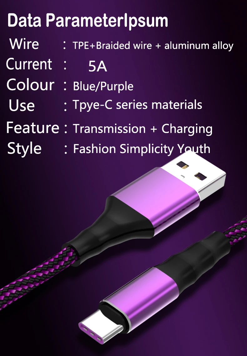 5A зарядный кабель usb type C для huawei P30 для iPhone samsung S9 Xiaomi 9 3A кабель для передачи данных Micro USB кабель для зарядки телефона