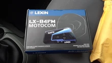 2 uds Lexin B4FM de 4-vias  Bluetooth intercomunicador para casco de motocicleta auriculares manos libres inalámbrico cascos intercomunicadores moto música con FM radio y DSP tecnologia de cancelación de ruido