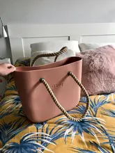 Bolso de mano con correa de cuerda para mujer, accesorio para bolso de silicona, 65cm