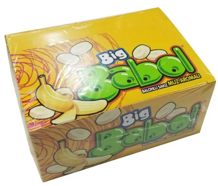 Gran BABOL, REAL, grande, goma de mascar, plátano, regalo de San Valentín, gusto perfecto, envío gratis