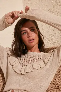 

Trendyol Cellular Knitwear Sweater TWOSS20KZ0079