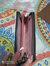 Carteras geométricas de lujo para mujer, monederos de cuero con cremallera, diseño de borla, billetera larga, monedero, tarjetero