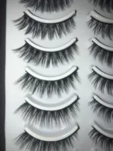 Pestañas postizas naturales, maquillaje largo 3d, extensión de pestañas de visón para belleza 54, 2/5/10 pares