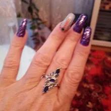 Clásico de moda de anillo de boda azul exquisito anillo de circón para mujer 2020 nueva moda joyería de la boda de regalo de Año Nuevo