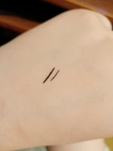 Lápiz Delineador de ojos líquido, negro, de secado rápido, suave, Lápiz Delineador de ojos a prueba de manchas, cepillo potenciador de párpados, 1 Uds.