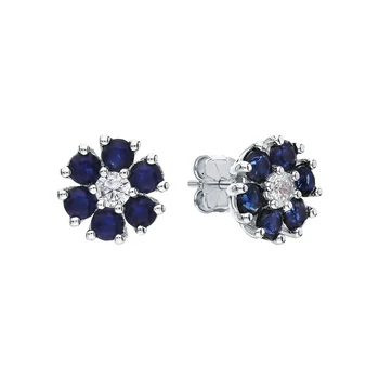 

Silver earrings with cubic zirconium sunlight sample 925