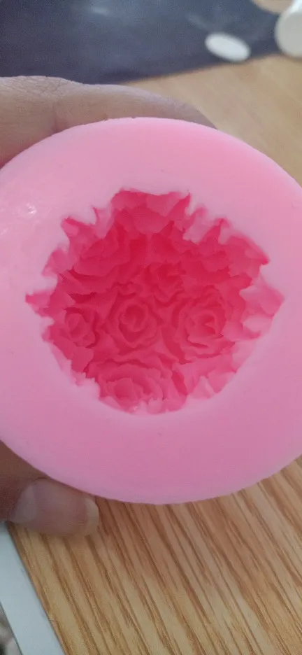 3D Rose Candle Molds Rose Flower Silicone Molds for Making DIY