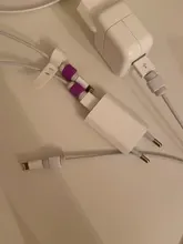 Protector de Cable de línea de datos, funda protectora de colores, tapa de carrete para iPhone, Cable de carga USB, 1 ud.