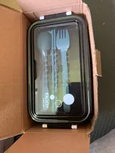 Fiambrera Bento de doble capa para estudiante, contenedor de almacenamiento de alimentos, para trabajo de oficina, microondas, calefacción, nuevo