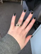 Nueva moda clásica diabólico Vintage ojo anillo de dedo ojo Punk bisutería gótica Halloween anillo de regalo
