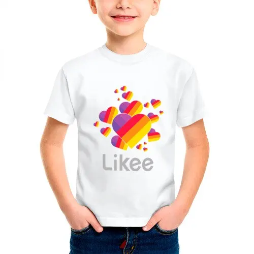 Детская футболка «LIKE 1» для мальчиков и дёвочек, Легкая футболка из мультфильма с рисунком