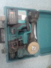 Hammer-Drill Electric-Hammer Cordless Battery--Case Rechargeable Rotary 18V Without