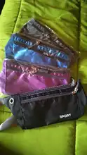 Luz de la cintura bolsa de mochila para correr impermeable de deportes al aire libre bolsa de montar en bicicleta teléfono móvil paquete de la cintura gimnasio Fitness cinturón bolsas