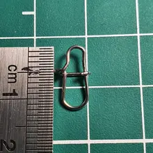50 unids/bolsa de acero inoxidable rápido Clip cerradura Snap giratorio de anillos de seguridad fotos herramientas de pesca conector pesca gancho removedor giratorio