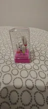 Juego de brocas de cerámica de carburo de diamante para uñas, fresas para máquina de manicura, cortaúñas, accesorios para uñas, 7 Uds.