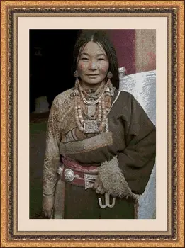 

CROSS STITCH KIT PANDATHREAD Ethnic and Tribes 1856