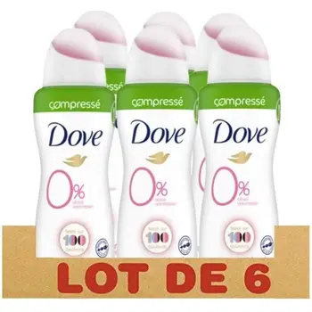 

DOVE 6 PCs Deodorants for women compressed Unseen Care - 100ml