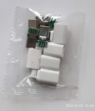 USB 3,1 tipo C Conector macho De Cable Conector eléctrico De Cable electrónico adaptador De 4 pines De Carga eléctrico De conjunto