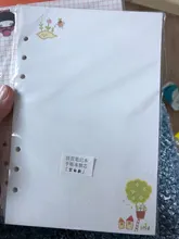 Hojas sueltas Kawaii A5 A6, recambio de papel, carpeta espiral, índice de páginas internas, planificador diario semanal mensual, Agenda, 2021, 45 hojas