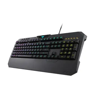 

ASUS - ASUS TUF K5 Gaming Keyboard with mechanical switches-brane-RGB Aura Sync