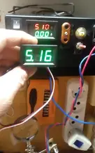 Voltímetro Digital LED de 2 y 3 cables, Detector de voltaje para coche y motocicleta, DC 12V, Monitor de capacidad, color rojo, verde y azul, 0,56 pulgadas