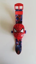 Reloj de dibujos animados de Disney para niños, 17 estilos, proyección 3D, superhéroes de dibujos animados, Spider-man, Iron Man, relojes digitales, juguete para niños