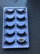 Pestañas postizas 3D de visón, pestañas largas y esponjosas hechas a mano, utensilios de maquillaje para ojos G800, 5 pares