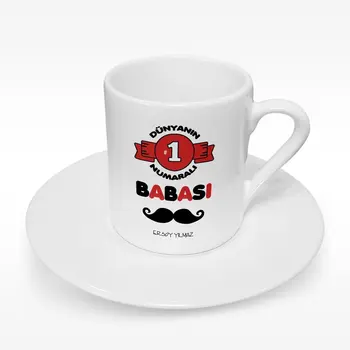 

Personalized World 1 Number Father Design Turkish coffee Cup-1