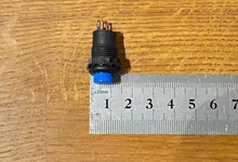 Interruptores de botón momentáneos autobloqueo DS228 DS428, 12mm, interruptor de Botón de Apagado 3A /125VAC 1.5A/250VAC DS-228 DS-428, 6 uds.