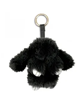 

Keychain stuffed black rabbit