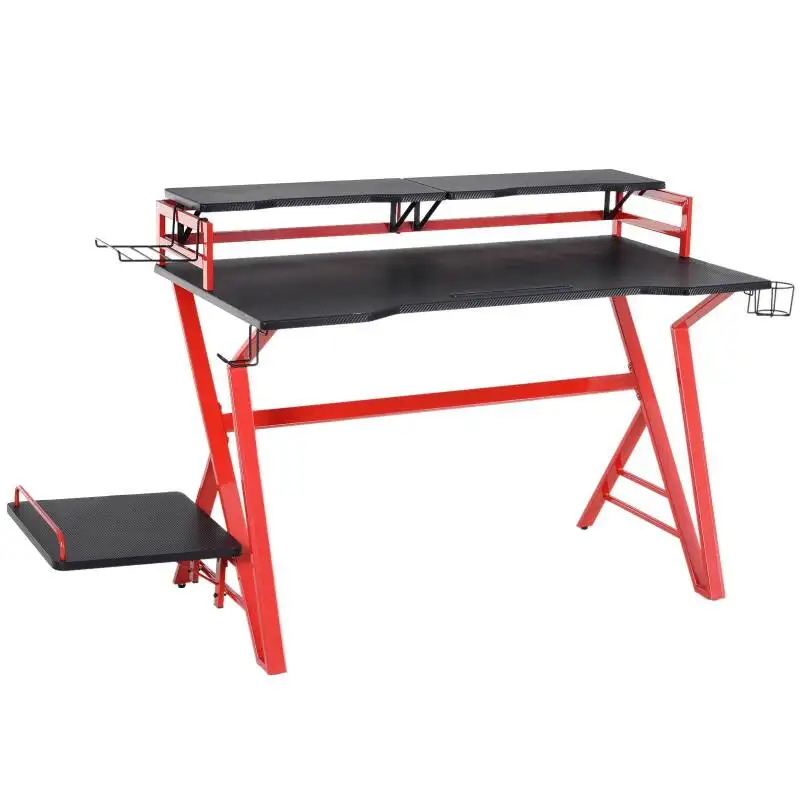 HOMCOM компьютерный стол с настольными стендами простой Рабочий 168x66x | Дом и сад