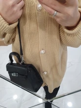 Kimono Cardigan Sweaters Lantern Berrygo V-Neck Knitted Female Women Sleeve-Button Streetwear