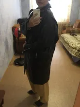 Jacket Coat Oversized Nerazzurri Long-Sleeve Drop-Shoulder Black Plus-Size Womens Zipper