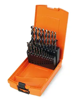 

Beta Tools-set of 19 HSS displacement steel drill bits, AISI M2, rectified