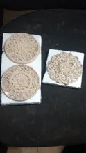 Decorative Furniture Figurines-Crafts Appliques-Frame Corner Wood Carved Wall-Door Floral