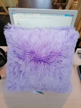 Pillowcase Cover Sofa-Decorative Bedroom Soft-Fur Plush Living-Room 43x43cm New