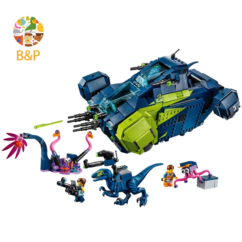 

2019 NEW 70835 1199Pcs Moive 2 series The Rexploer Rexa Model Building Blocks Bricks Enlighten Toys for Children 11241 Gift
