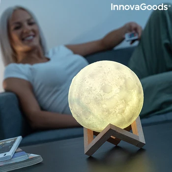 

InnovaGoods LED rechargeable lamp moon Moondy InnovaGoods