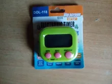 Temporizador de Cocina Digital, soporte magnético de respaldo, alarma de cuenta atrás, minilcd, alarma fuerte de dígitos grandes para cocinar, hornear, deportes, 1 ud.